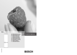Bosch KGU34110 Manuale del proprietario