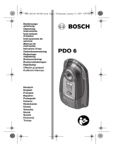 Bosch PDO 6 Manuale del proprietario