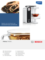 Bosch Filtrino THD20 Serie Manuale utente