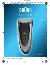 Braun 190, Series 1 Manuale utente