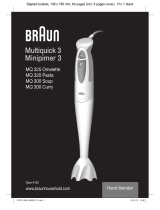 Braun MQ100 CURRY Manuale del proprietario