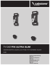 Cabstone TV EasyFix UltraSlim XL Guida utente
