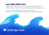Cambridge Audio Azur 540A V2.0 Manuale utente