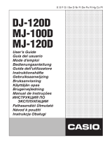 Casio DJ-120D Manuale utente