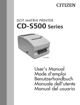 Citizen CD-S500 Manuale del proprietario