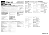 Clarion SRK602 Manuale utente