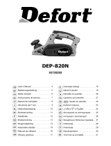 Defort DEP-820N Manuale del proprietario
