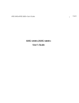 Axis 5400+ Manuale utente