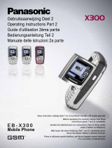 Panasonic X300 Manuale utente