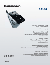 Panasonic X400 Manuale utente
