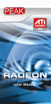 PEAK Radeon HD4870 512MB 256bit PCI-E2.0 Manuale utente