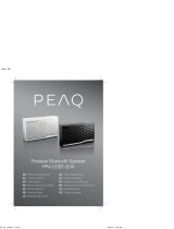 PEAQ PPA120BT B WT Manuale del proprietario