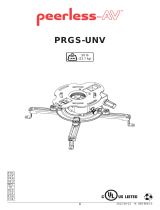 Peerless PRGS-UNV-S Manuale utente