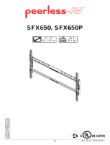 Peerless SFX650P Manuale utente