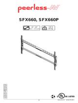 Peerless SFX660P Manuale utente