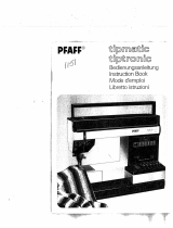 Pfaff Tipronic 1151 Manuale del proprietario