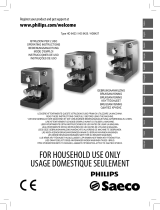 Philips Saeco HD8425/01 Manuale utente