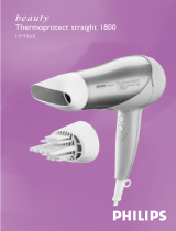 Philips hp 4868 thermoprotect straight Manuale utente