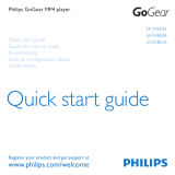 Philips GoGear SA3VBE04 Guida Rapida