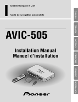 Pioneer AVIC 505 Manuale del proprietario