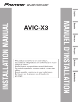 Pioneer AVIC X3 Manuale del proprietario