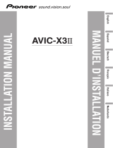 Pioneer AVIC-X3-II Manuale del proprietario