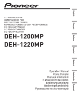 Pioneer DEH-1220MP Manuale utente