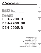 Pioneer deh 2220ub Manuale utente