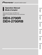 Pioneer DEH-2700R Manuale utente