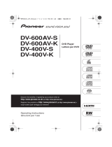 Pioneer DV-600AV-K Manuale utente