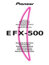 Pioneer EFX-500-R Manuale utente
