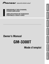 Pioneer GM-3300T Manuale utente