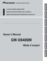 Pioneer gm-d8400 Manuale utente