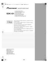 Pioneer IDK-01 Manuale del proprietario
