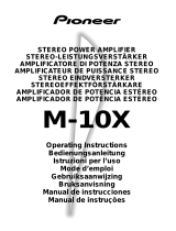 Pioneer M-10X Manuale utente