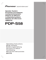 Pioneer PDP-S58 Istruzioni per l'uso