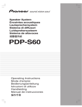 Pioneer PDP-S60 Istruzioni per l'uso