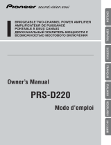 Pioneer PRS-D220 Manuale utente
