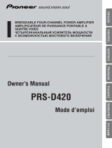 Pioneer PRS-D420 Manuale utente