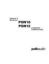 Polk Audio PSW PSW10 Manuale utente