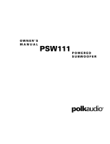 Polk Audio PSW 111 Manuale utente