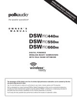 Polk Audio DSW PRO 660  Manuale utente