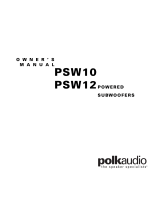 Polk Audio PSW12 Manuale del proprietario