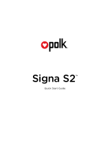 Polk Audio Signa S2 Guida utente