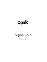 Polk Signa Solo - Factory Renewed Manuale del proprietario