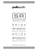 Polk Audio SR124DVC Manuale utente