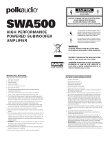 Polk Audio SWA500 Manuale utente