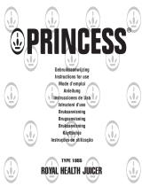 Princess 201955 Royal Health Juicer Manuale del proprietario