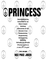 Princess 201002, Juicer Manuale del proprietario