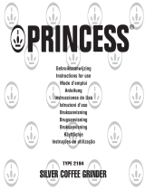 Princess 242194 Silver Coffee Grinder Manuale del proprietario